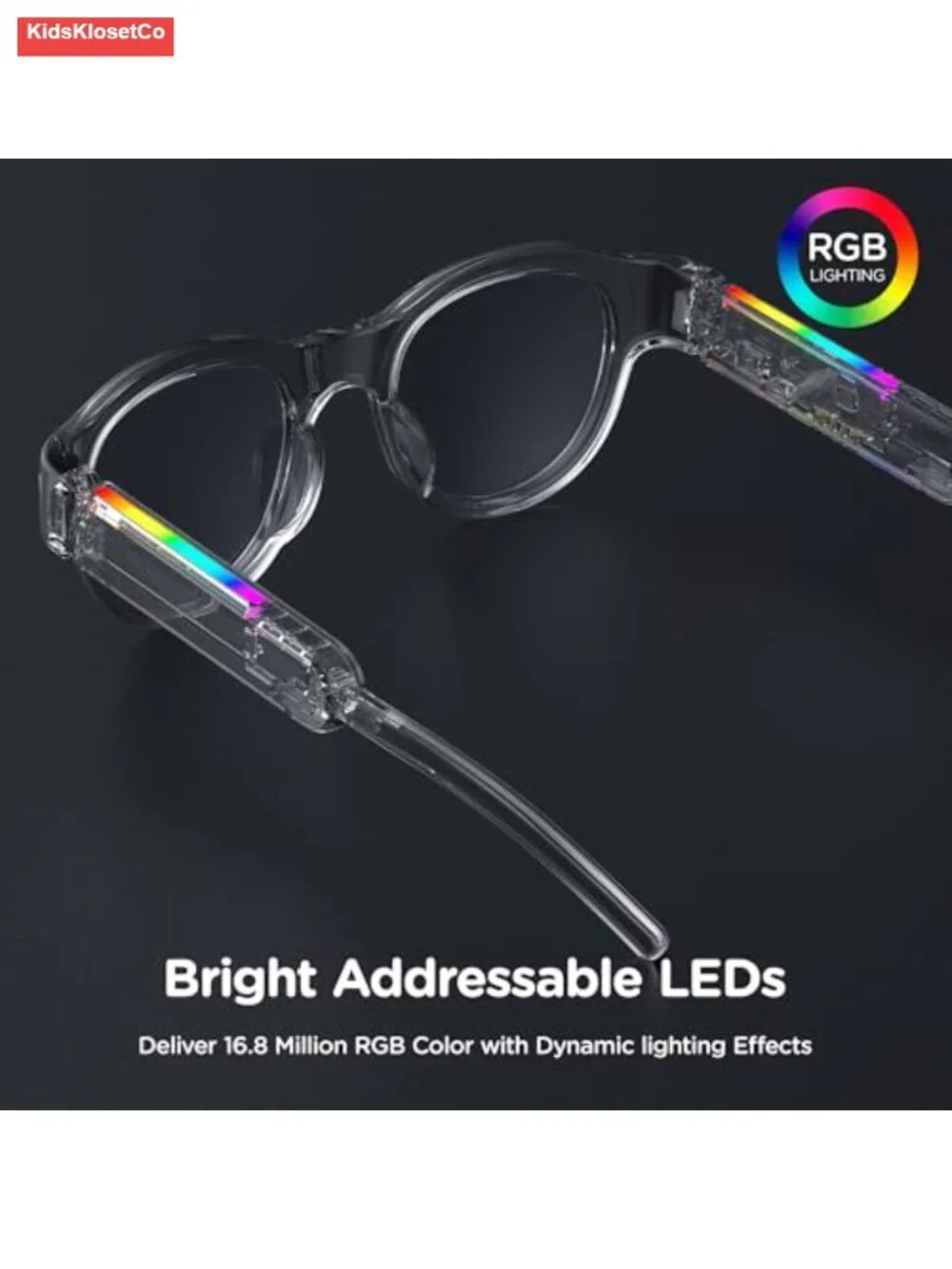 Kids Bluetooth Smart Sunglasses with Open-Ear Audio UV400 Protection